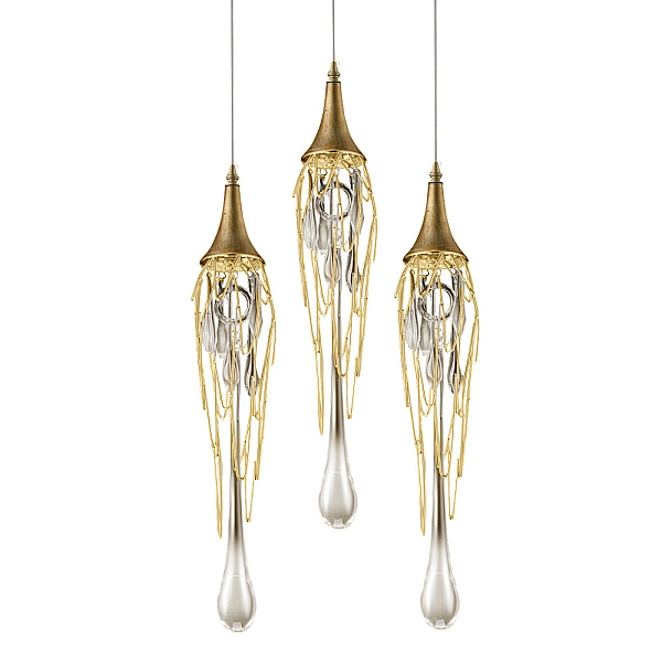 Подвесной светильник DeLight Collection Goddess Tears P68009L-3/R gold