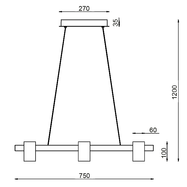 Подвесной светильник Vele Luce Zoom VL10113P06
