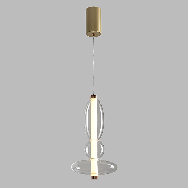 Подвесной светодиодный светильник Crystal Lux Quasar SP10W Led Transparent