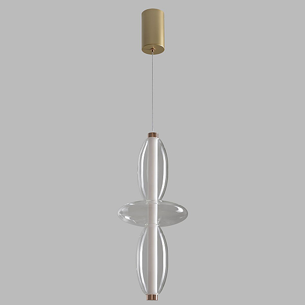 Подвесной светодиодный светильник Crystal Lux Quasar SP14W Led Transparent