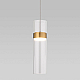 Подвесной светильник Eurosvet Lumen 50244/1 LED латунь/прозрачный a061286