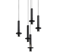 Подвесной светильник iLamp Lofty 10704P/1-D150 BK-GR