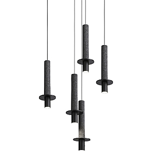 Подвесной светильник iLamp Lofty 10704P/1-D150 BK-GR
