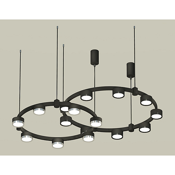 Комплект подвесного светильника Ambrella Light Techno Ring XR92091200 (A9209x2, C9238, C9242, N8113, N8118)