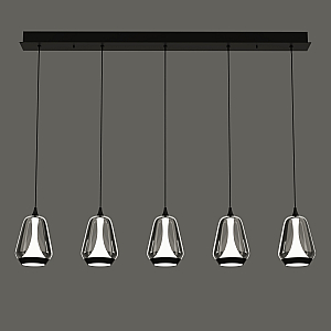 Подвесной светильник Delight Collection MD24001011-5B black/smoky