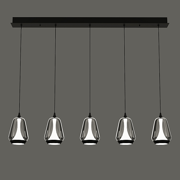 Подвесной светильник Delight Collection MD24001011-5B black/smoky