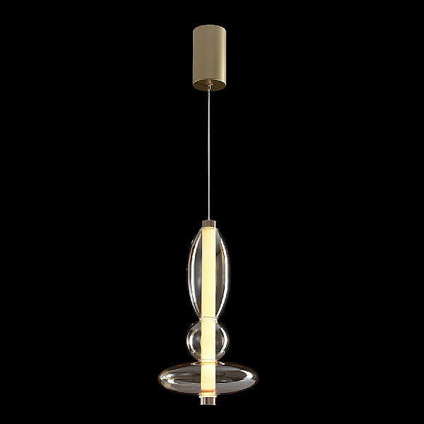 Подвесной светодиодный светильник Crystal Lux Quasar SP10W Led Amber