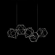 Подвесной светильник Delight Collection Lucciola MD18001068-5A chrome