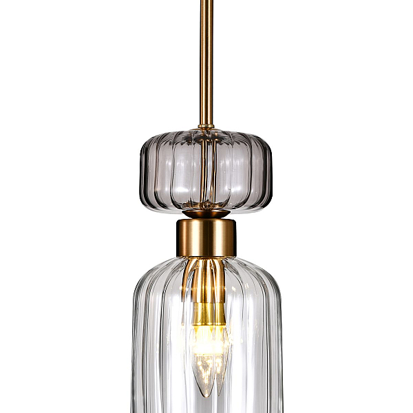 Подвесной светильник Escada GLOSS 1141/1S Smoke/Clear