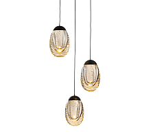 Подвесной светильник Delight Collection MD25090022-3A matt black/champagne