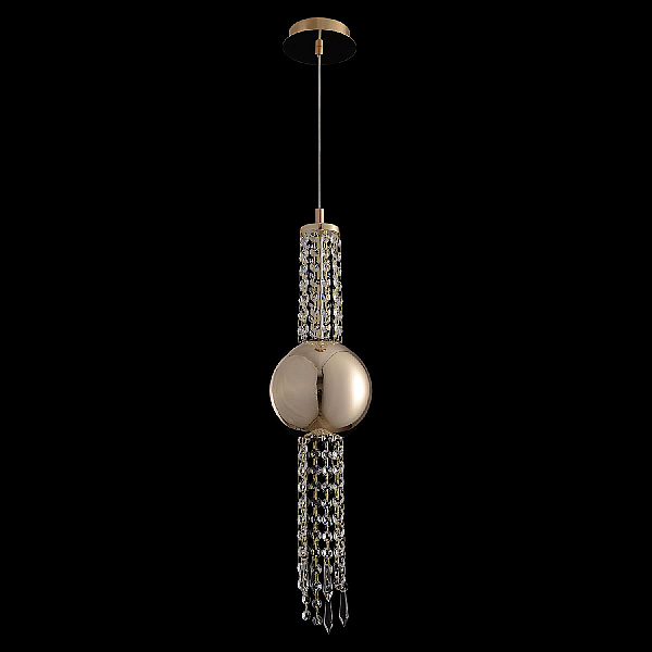 Подвесной светодиодный светильник Crystal Lux Navajo SP3W Led Gold