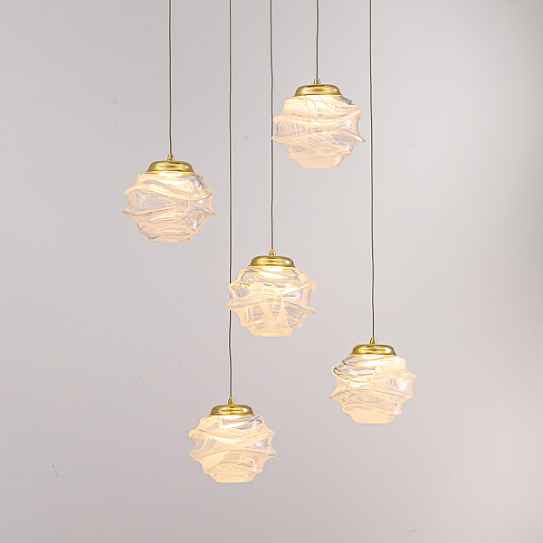 Подвесной светильник Delight Collection MD25030003-5A gold/clear