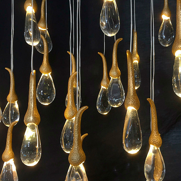 Подвесной светильник Delight Collection Seed OMG07287-3 gold