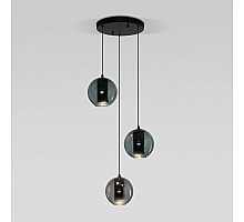 Подвесной светильник Eurosvet Cobble 50258/3 LED дымчатый/бирюзовый a064555