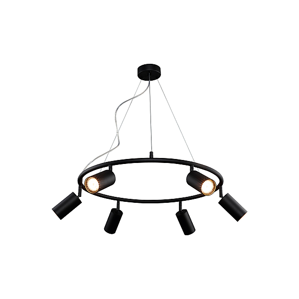 Светильник подвесной Crystal Lux RIVO SP6 BL