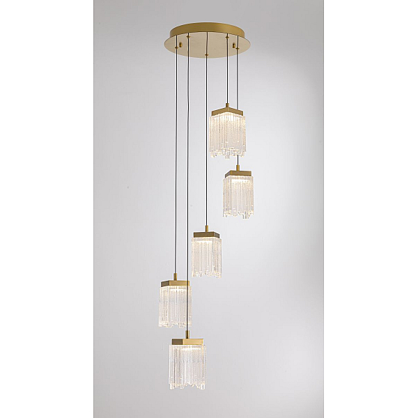 Подвесной светильник Delight Collection MD25020403-5A2 Satin gold