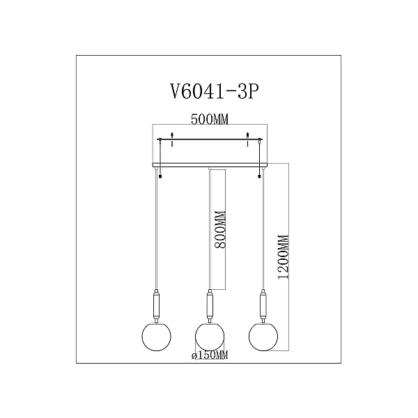 Светильник подвесной Moderli Scrumbel V11566-3P