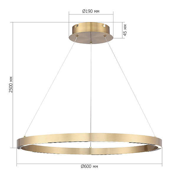 Подвесной светодиодный светильник ST Luce Parilla SL6238.333.01