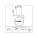 Подвесной светодиодный светильник Ambrella light Comfort LineTech FL51488