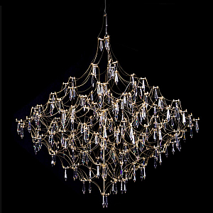 Подвесная люстра Loft IT Mira 10259/1200 Gold Asfour