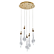 Подвесной светильник Delight Collection OD2433-5 gold/clear
