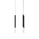 L3T747147 Люстра TUBO LED 15W 840LM 360G ЧЕРНЫЙ 4000K