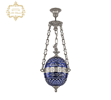 Подвесной светильник Art Classic 34.1000P.20.Ni.Clear-Blue.H-1J.FA3S