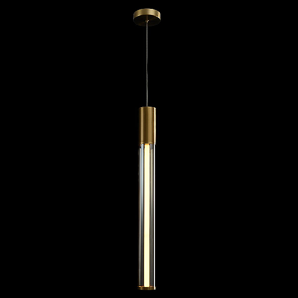 Подвесной светодиодный светильник Crystal Lux Lineup SP11W Led Brass