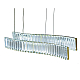 Подвесной светильник Lumina Deco LDP 6039-2-PR GD