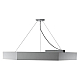 Подвесной светодиодный cветильник Geometria ЭРА Hexagon SPO-122-W-40K-066 66Вт 4000К белый Б0050552