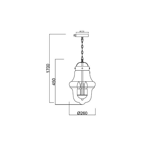 Подвесной светильник Vele Luce Satellitare VL5045P33