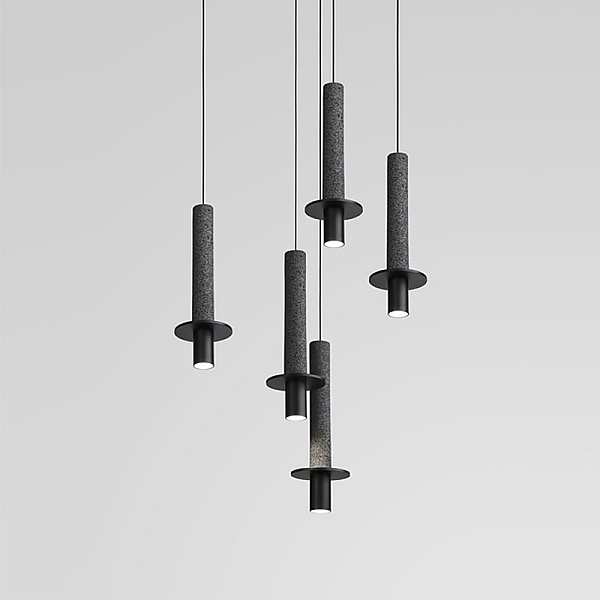 Подвесной светильник iLamp Lofty 10704P/1-D150 BK-GR
