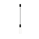 Подвесной светильник Nowodvorski Cylinder L Transparent/Black 7864