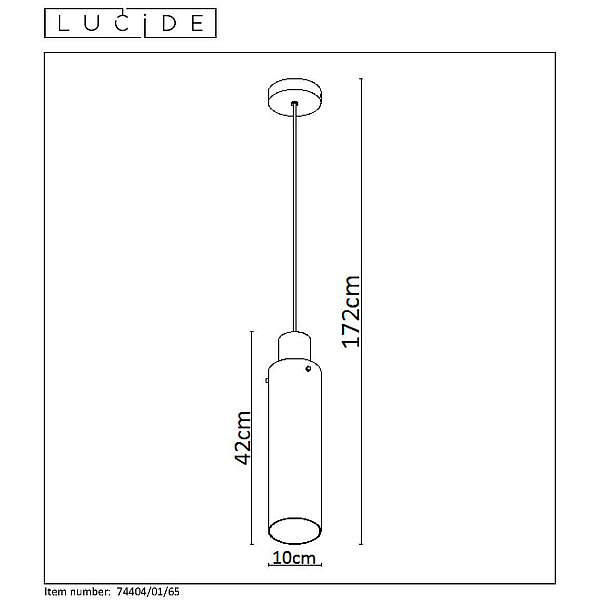 Подвесной светильник Lucide Orlando 74404/01/65
