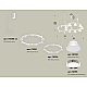Комплект подвесного светильника Ambrella Light Techno Ring XR92081100 (A9208x2, C9241, C9236, N8140, N8118)