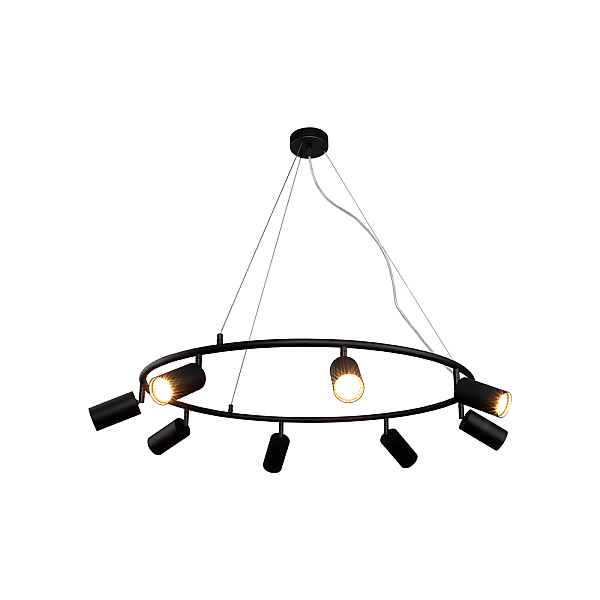 Светильник подвесной Crystal Lux RIVO SP8 BL