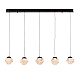 Подвесной светильник Delight Collection MD25030003-5B matt black/clear