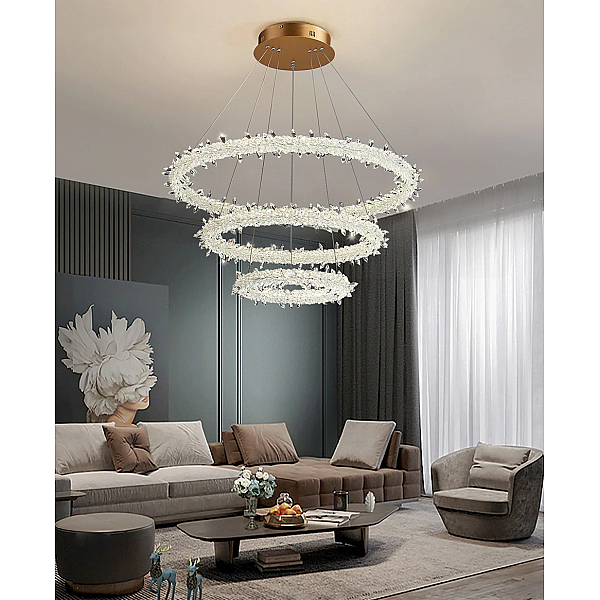 Подвесной светильник Delight Collection MD-012 MD-0120B-40+60+80 gold