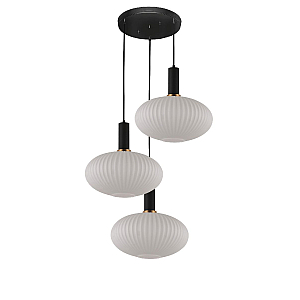 Подвесной светильник Lumina Deco Floril LDP 1216-3 WT+BK