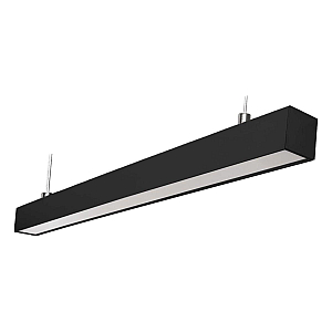 Линейный подвесной светильник Uniel ULO-K10D 52W/5000K/L125 IP65 BLACK UL-00012274