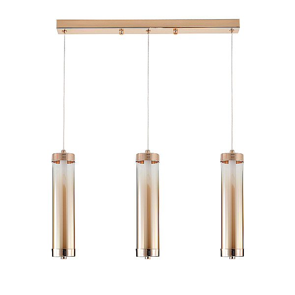 Подвесной светодиодный светильник Indigo Rilucente 11061/3P Gold V000150L