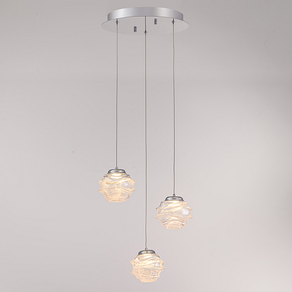 Подвесной светильник Delight Collection MD25030003-3A chrome/clear