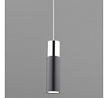 Подвесной светильник Eurosvet Double Topper 50135/1 LED хром/черный