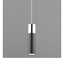 Подвесной светильник Eurosvet Double Topper 50135/1 LED хром/черный