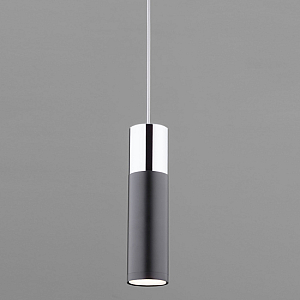 Подвесной светильник Eurosvet Double Topper 50135/1 LED хром/черный