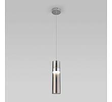 Подвесной светильник Eurosvet Lumen 50244/1 LED хром/дымчатый a061289