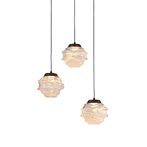 Подвесной светильник Delight Collection MD25030003-3A matt black/clear