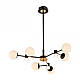 Подвесной светильник Arte Milano Ferrara 277010/6 BK/GD
