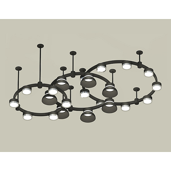 Комплект подвесного светильника Ambrella Light Techno Ring XR92222010 (A9222, A9227, C9233, C9242, C9238, C9232, N8141, N8118)