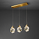 Подвесной светильник Delight Collection Crystal rock II 9701P/3L brass